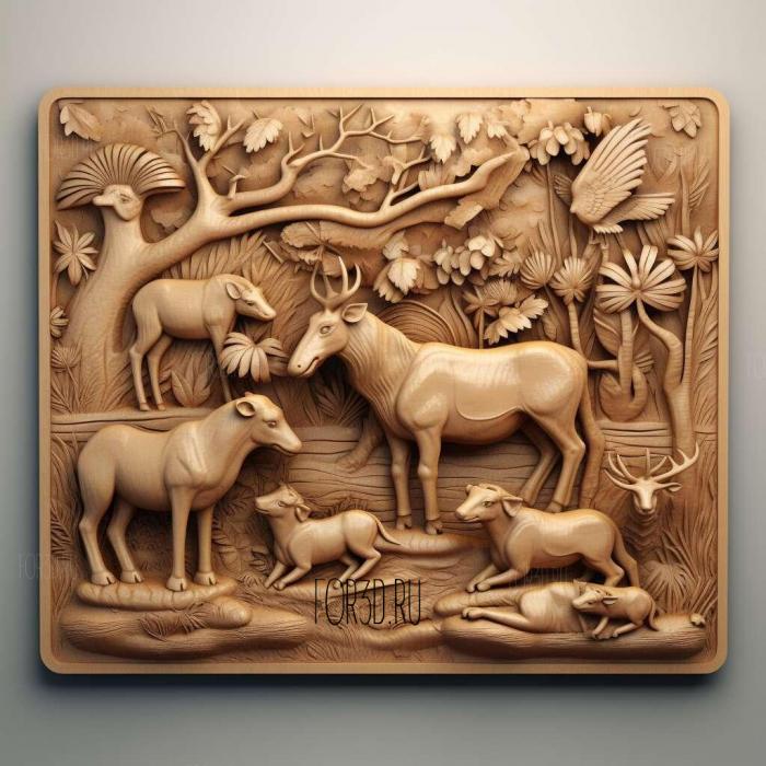 Animal Kingdom TV series 3 3d stl модель для ЧПУ