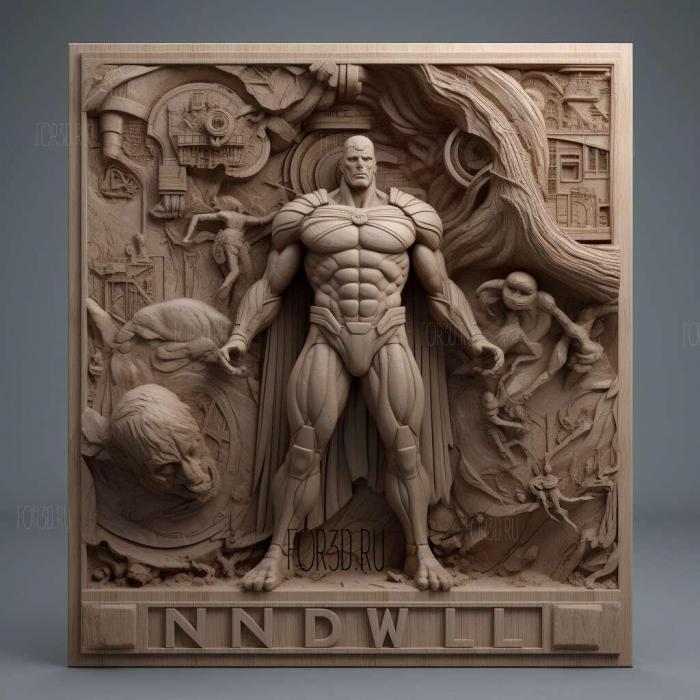 Invincible TV series 3 stl model for CNC