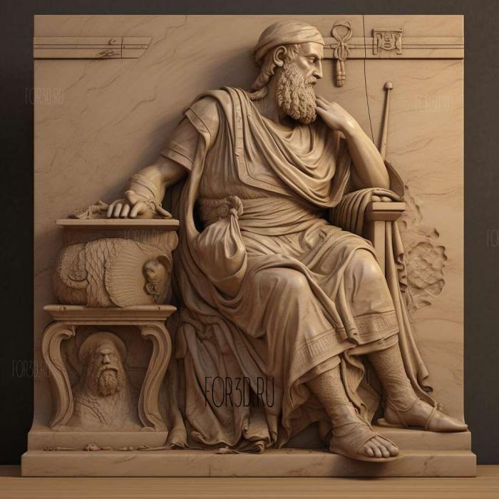 Odyssey Homer VIII century BC 1 stl model for CNC