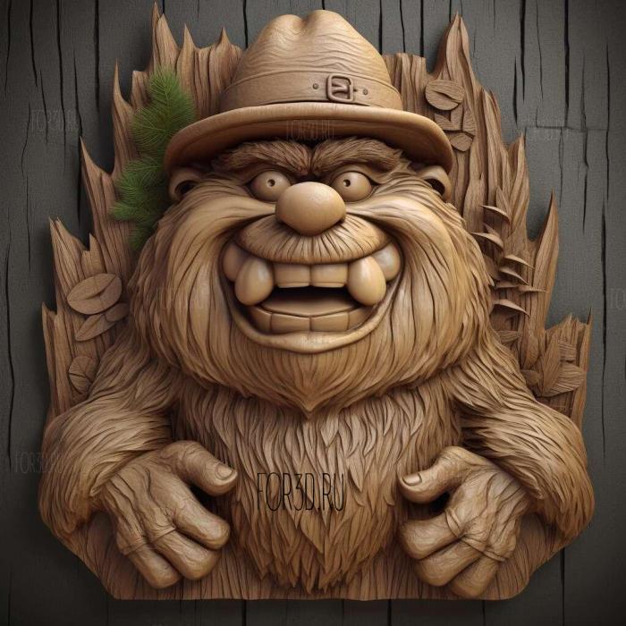 stl The Angry Beavers TV series 1 stl model for CNC