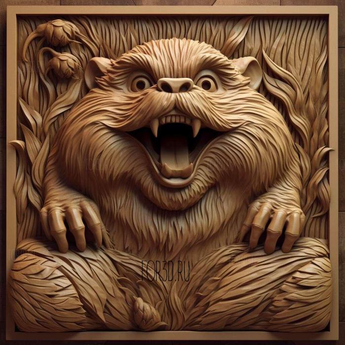 stl The Angry Beavers TV series 4 stl model for CNC