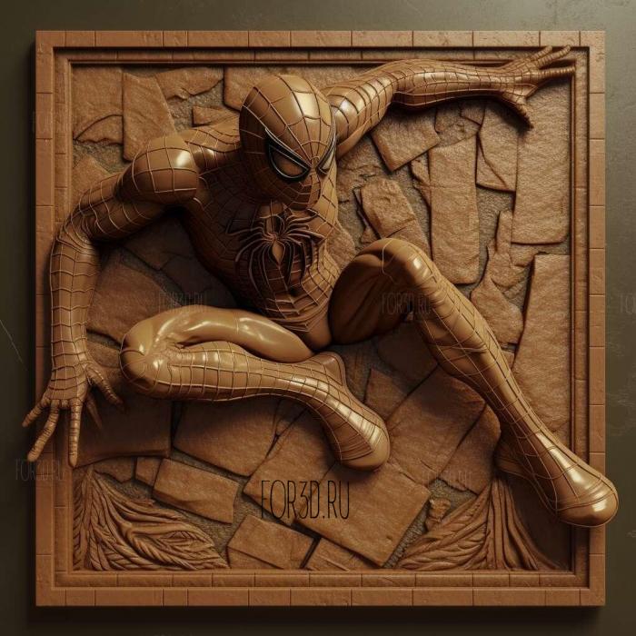 The Amazing Spider Man 1990 1 stl model for CNC