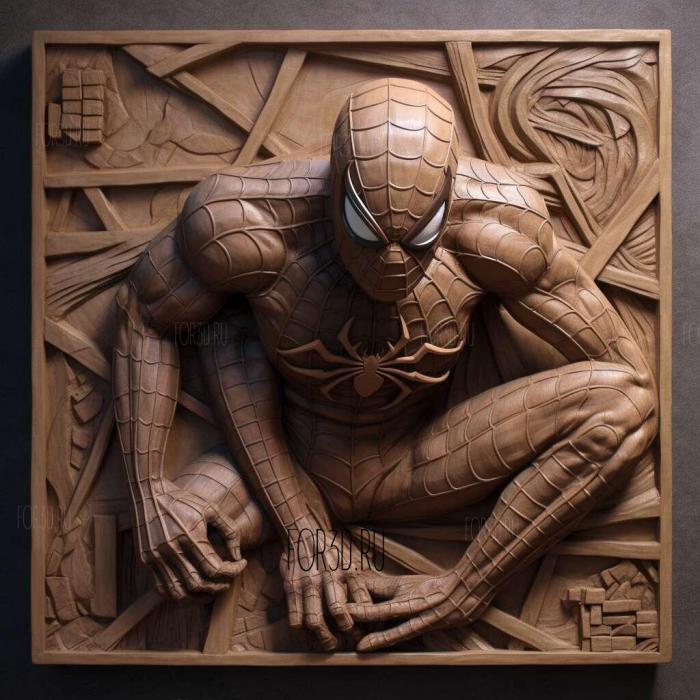 The Amazing Spider Man 1990 2 stl model for CNC