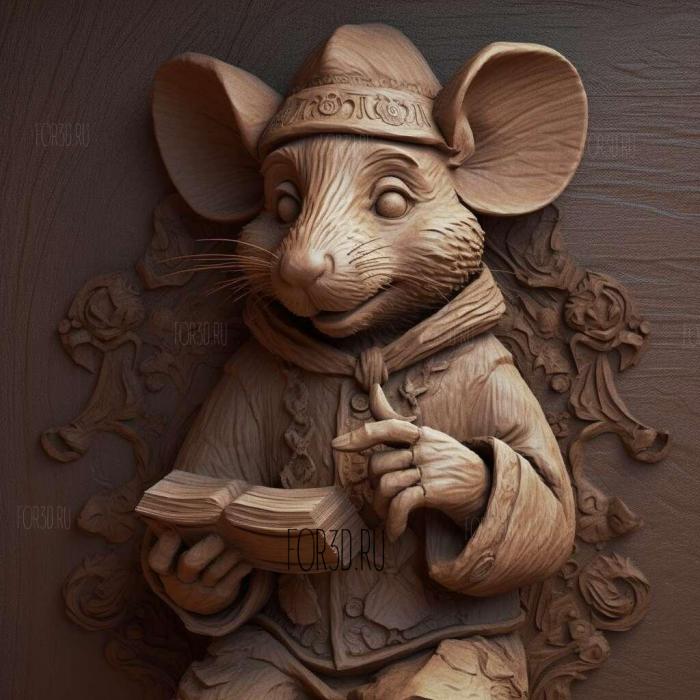 Vladek FROM MouseMaus 4 stl model for CNC