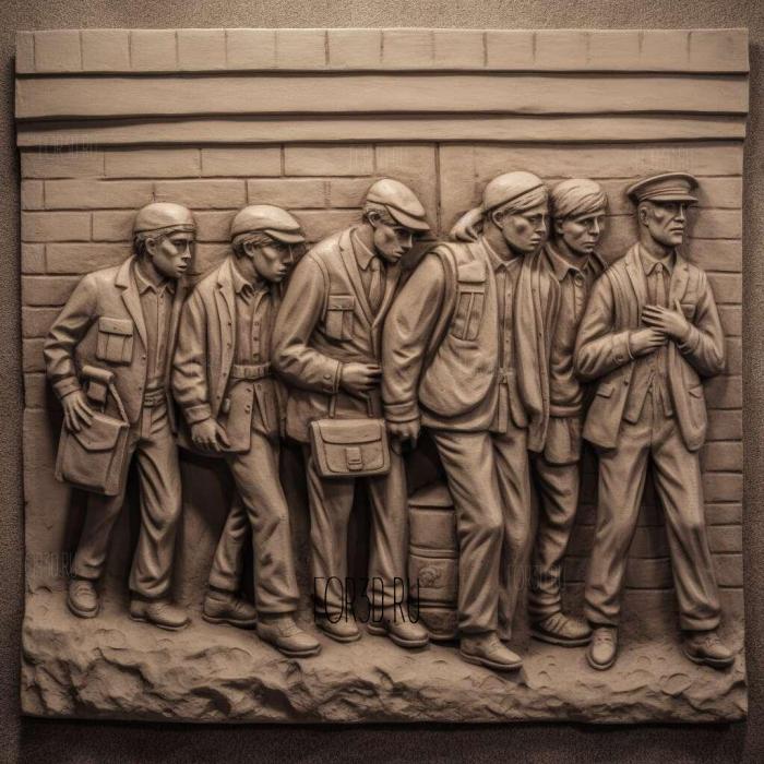 Homicide Life on the Street TV series 2 stl model for CNC