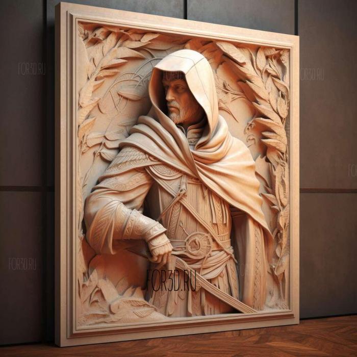 Ezio Auditore da Firenze 4 stl model for CNC