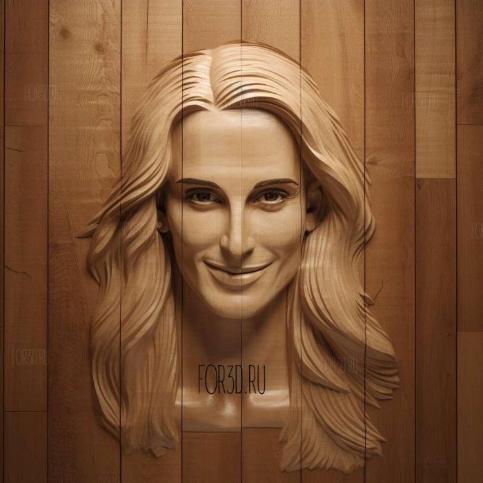 Erin Brockovich Erin Brockovich Julia Roberts 2 stl model for CNC