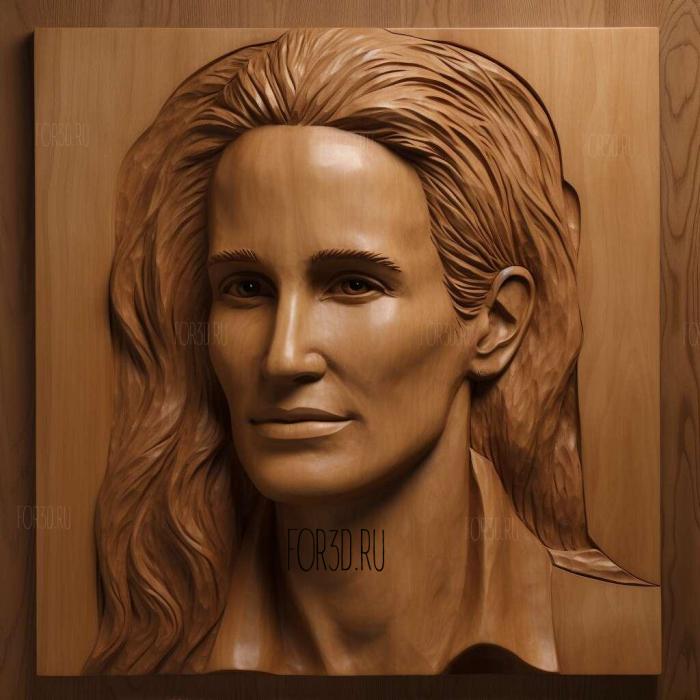 Erin Brockovich Erin Brockovich Julia Roberts 3 stl model for CNC