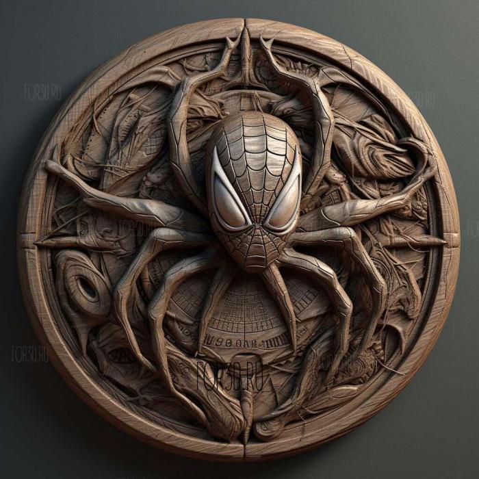 stl Spider Man Unlimited TV series 2 stl model for CNC