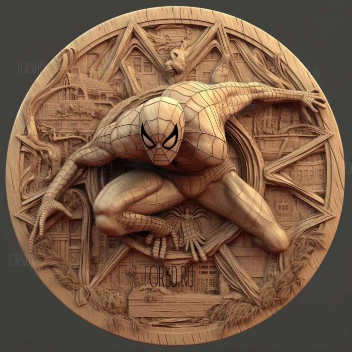 stl Spider Man Unlimited TV series 4 stl model for CNC