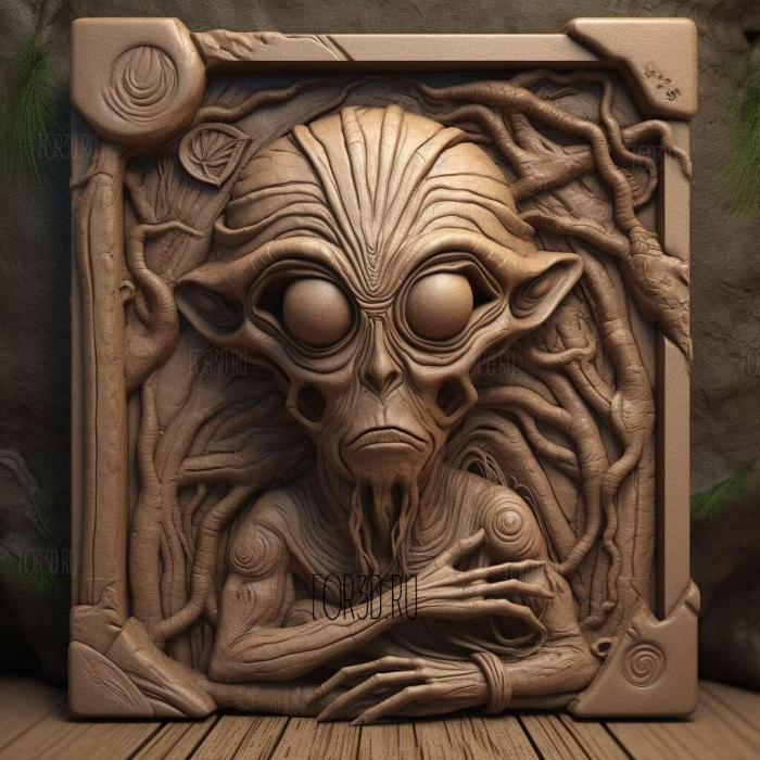 Oddworld Strangers Wrath 1 3d stl модель для ЧПУ