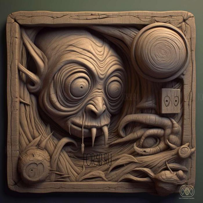 Oddworld Strangers Wrath 2 stl model for CNC