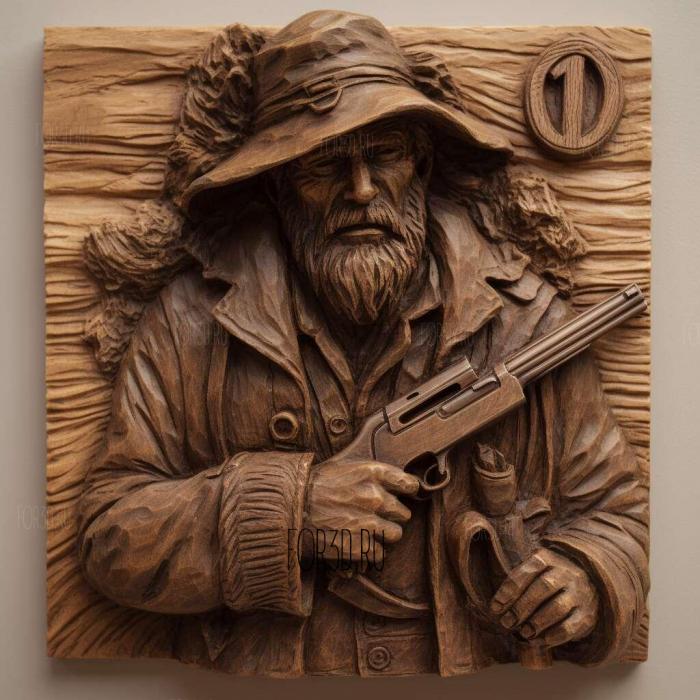 stl The Hateful Eight movie 3 stl model for CNC