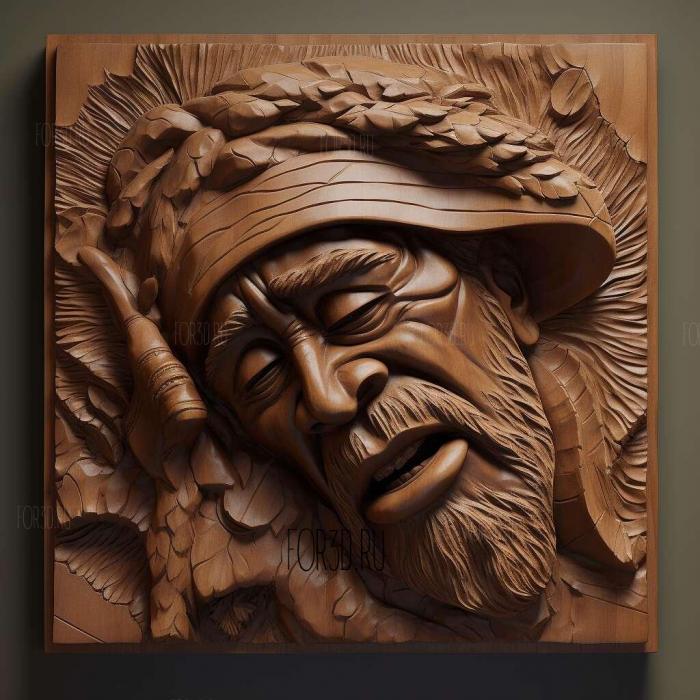 st James Sullivan 2 stl model for CNC