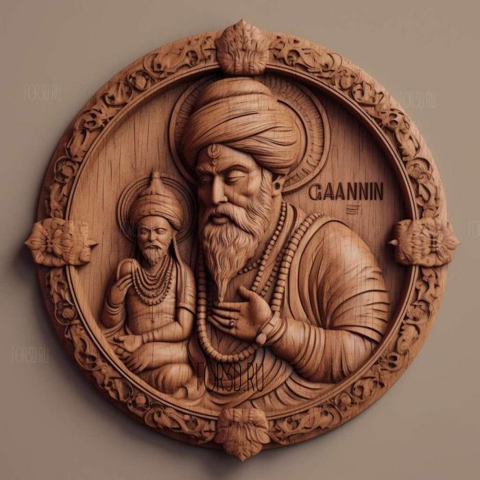 Chanani Chandni Sikh 1 stl model for CNC