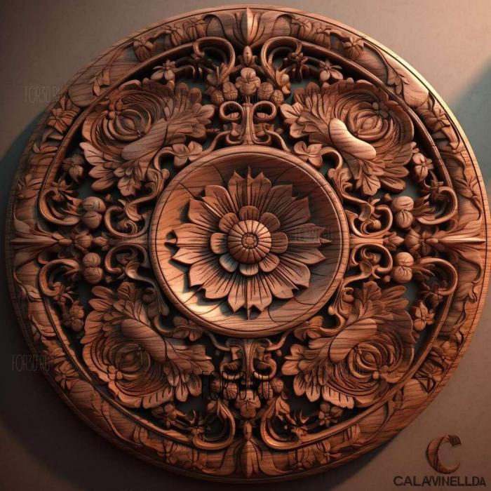 Chandala Candala 4 stl model for CNC