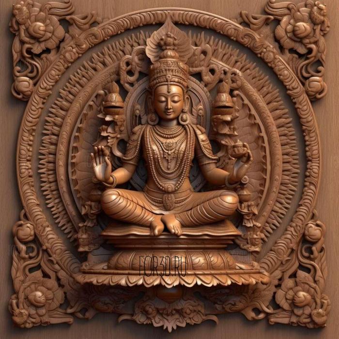 Bhakti yoga Hindu 4 3d stl модель для ЧПУ