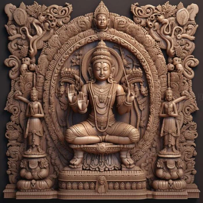 stl Atman Atma Hindu 1 3d stl модель для ЧПУ