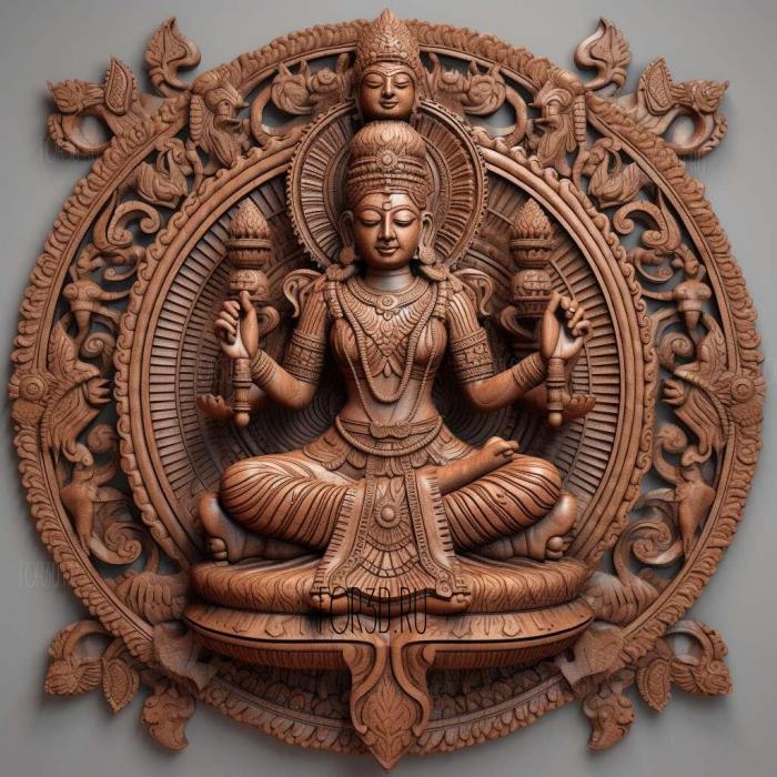 Ahimsa Ahinsa Hindu 4 3d stl модель для ЧПУ