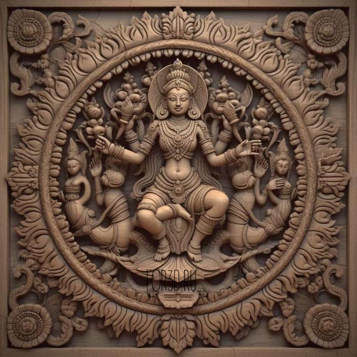 stl Ahimsa Ahinsa Hindu 1 stl model for CNC