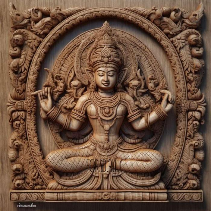 Atharva Veda Hindu 2 3d stl модель для ЧПУ