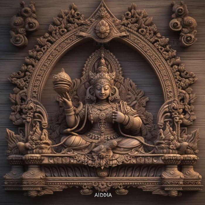 Atharva Veda Hindu 3 stl model for CNC