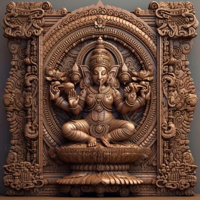 Arti Arati Hindu 2 3d stl модель для ЧПУ