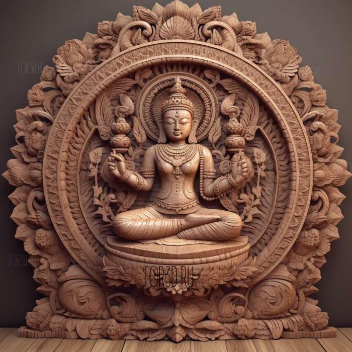 stl Bhakti yoga Hindu 2 stl model for CNC