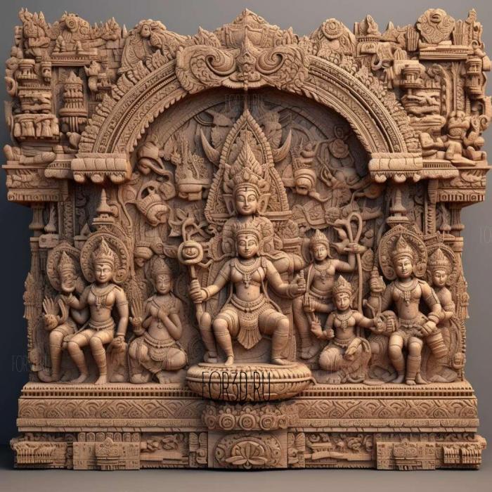 stl Ayodhya Hindu 1 3d stl модель для ЧПУ