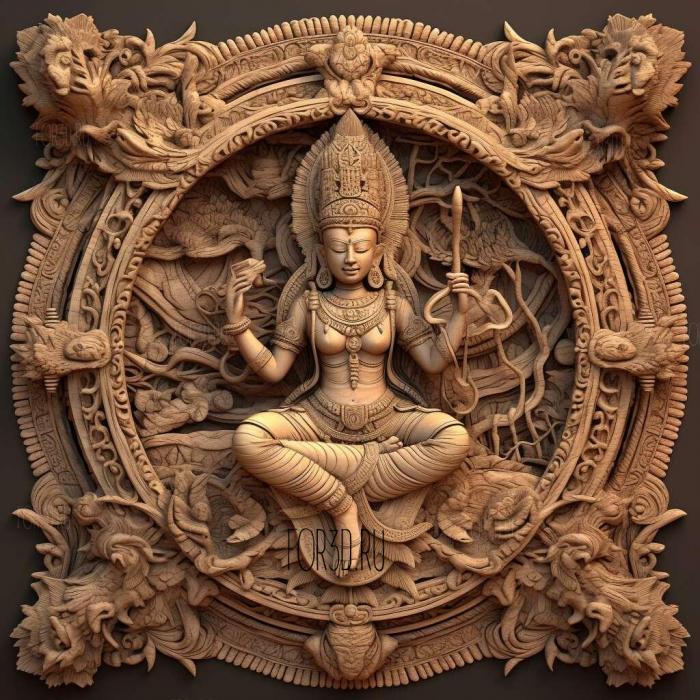 Brahmaea certhia 4 3d stl модель для ЧПУ