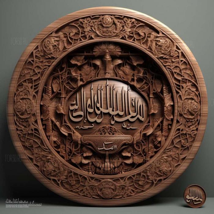 stl al Khulafa ur Rashidun Muslim 1 stl model for CNC