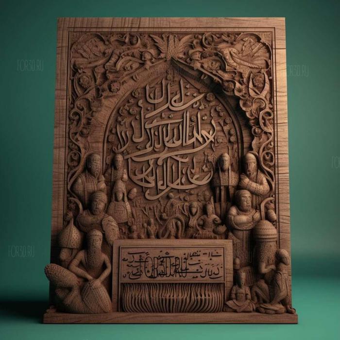 stl al Khulafa ur Rashidun Muslim 2 stl model for CNC