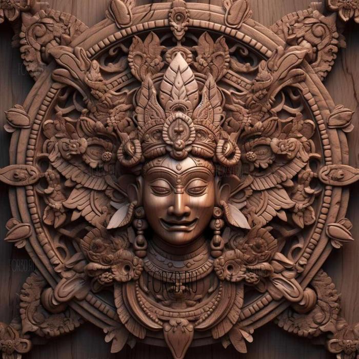 Avatar Avatara Hindu 1 3d stl модель для ЧПУ