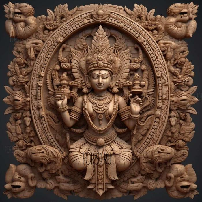 Avatar Avatara Hindu 3 stl model for CNC