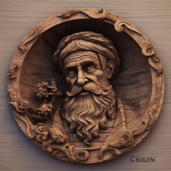 Calvinism Christian 1 stl model for CNC