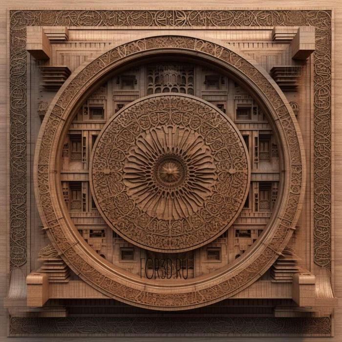 stl al Aqsa Muslim 1 stl model for CNC