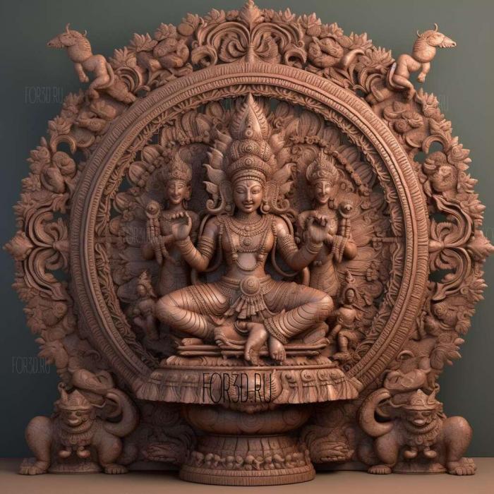 Chandala Candala Hindu 2 stl model for CNC