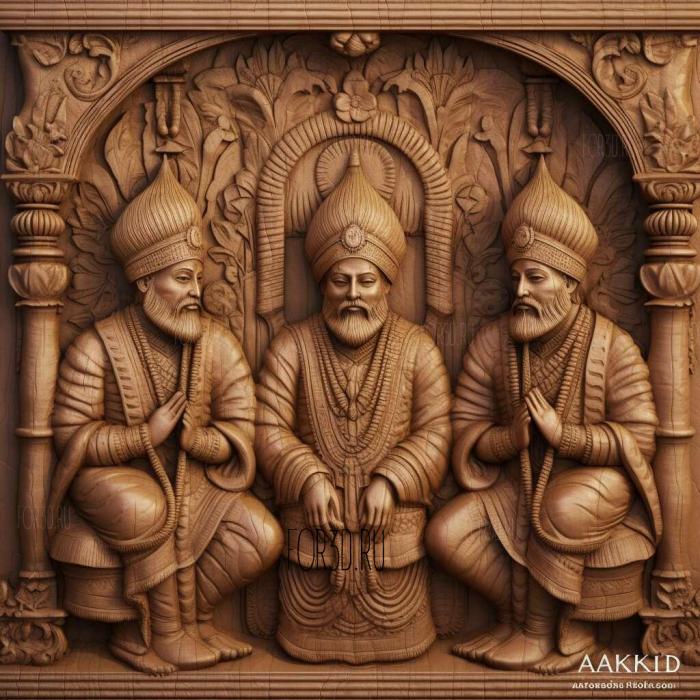 Anand karaj Anand Sanskar Sikh 2 stl model for CNC