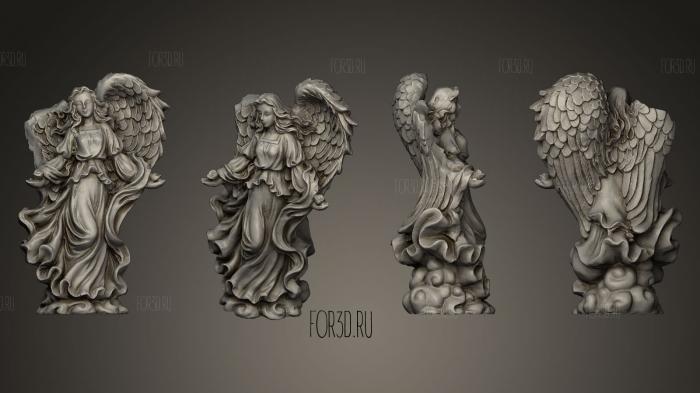 Angel with A Broken Wing stl model for CNC