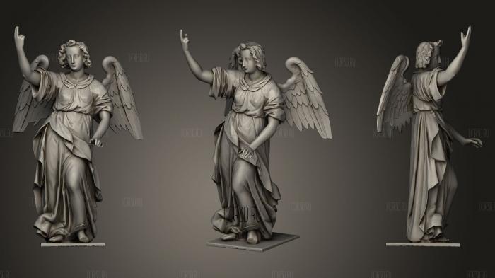 Rennaisance church angel statue 3d stl модель для ЧПУ