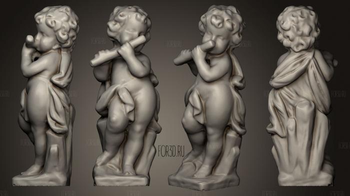 Little angel Marble figurine 3d stl модель для ЧПУ