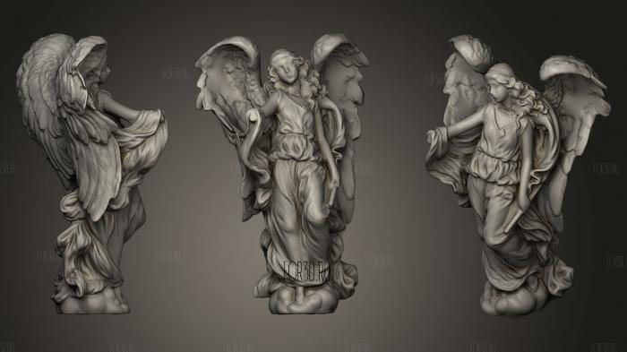 Angel With Missing Hand stl model for CNC