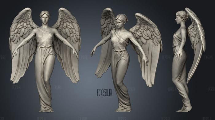 Angel Statue 3d stl модель для ЧПУ