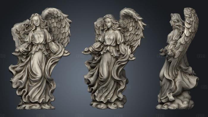 Angel with A Broken Wing 3d stl модель для ЧПУ