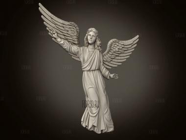 Парящий ангел 3d stl модель для ЧПУ