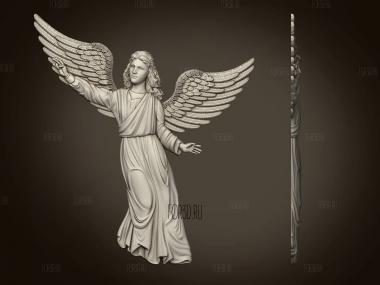 Парящий ангел 3d stl модель для ЧПУ