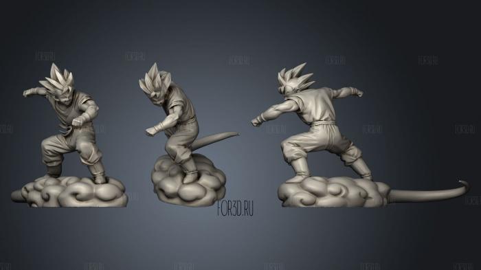 Goku Nube Dragon Ball stl model for CNC