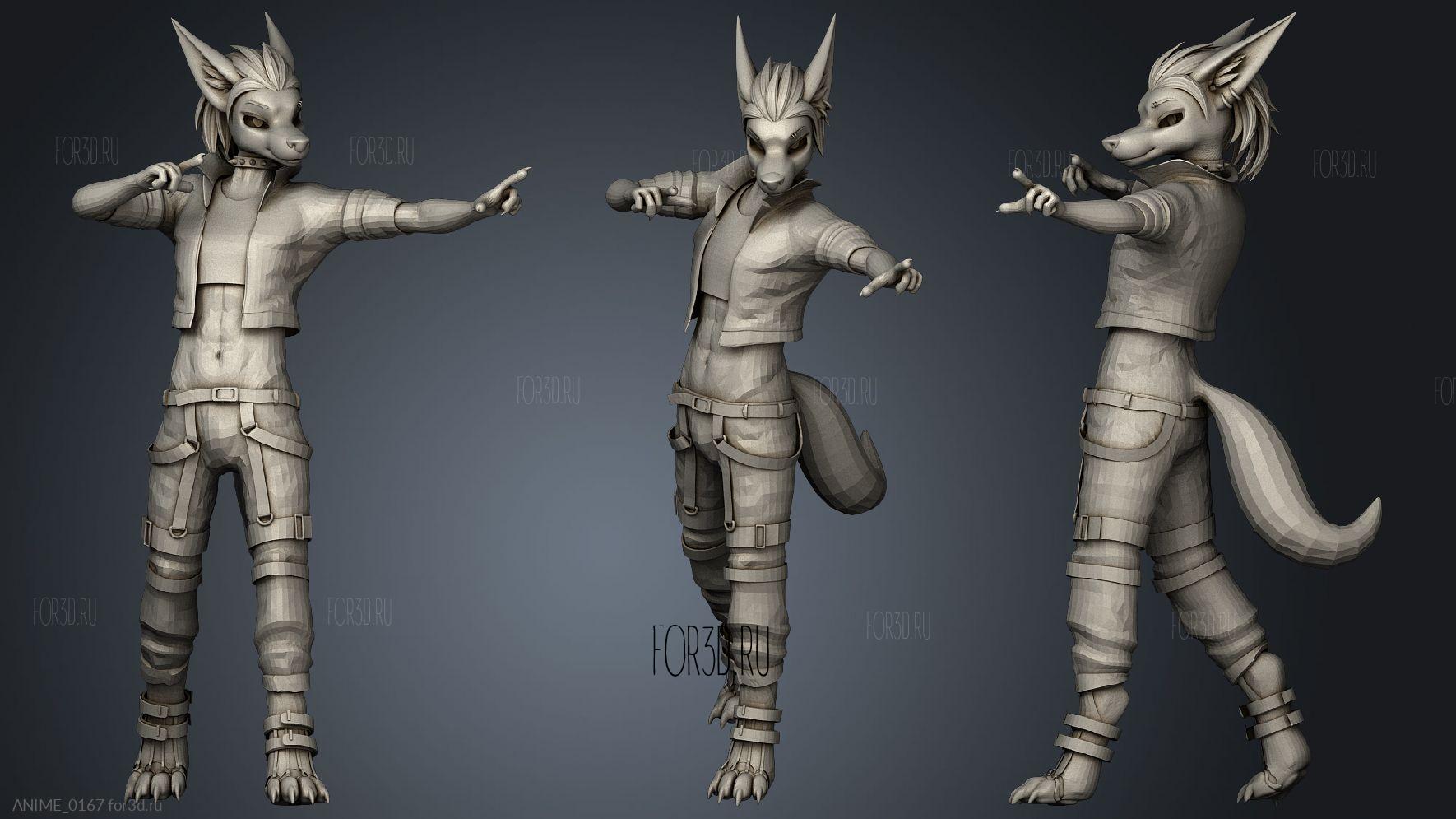 Icarus VR Chat and Ryla fursona | 3d stl model for CNC