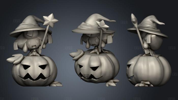 Jirachi pokemon halloween stl model for CNC