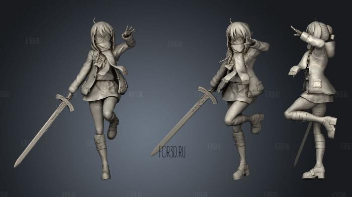 Mysterious heroine x alter 2 stl model for CNC